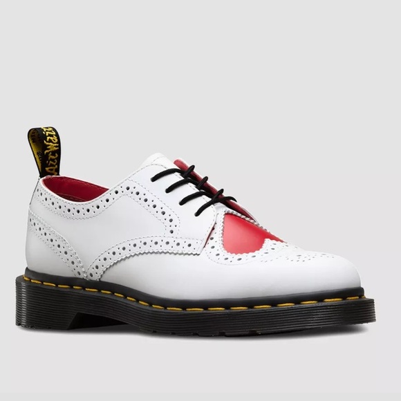 Rare Dr. Martens Doc Marten Joyce red heart brogue Oxford lace up EUR 38 US 7 - Picture 14 of 14